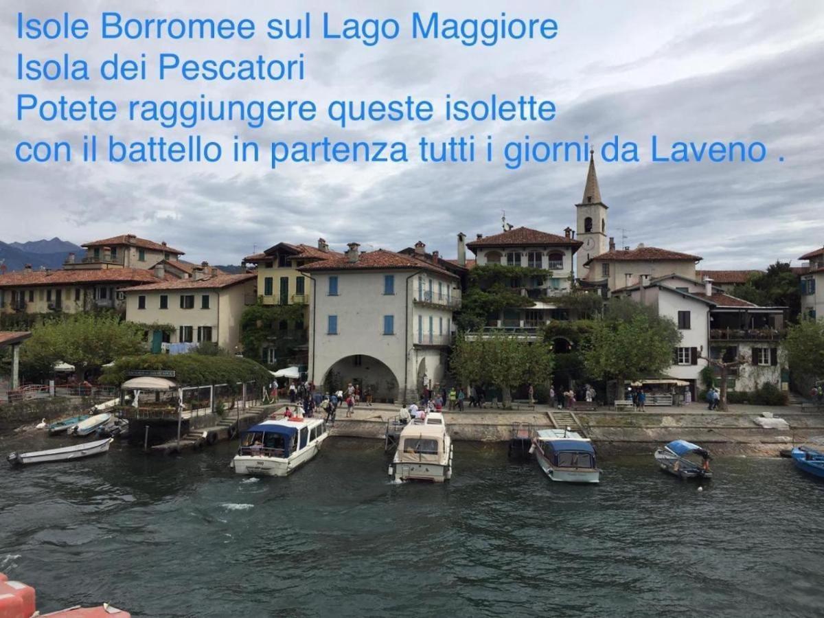 Casa Chia Lago Maggiore Laveno Buitenkant foto