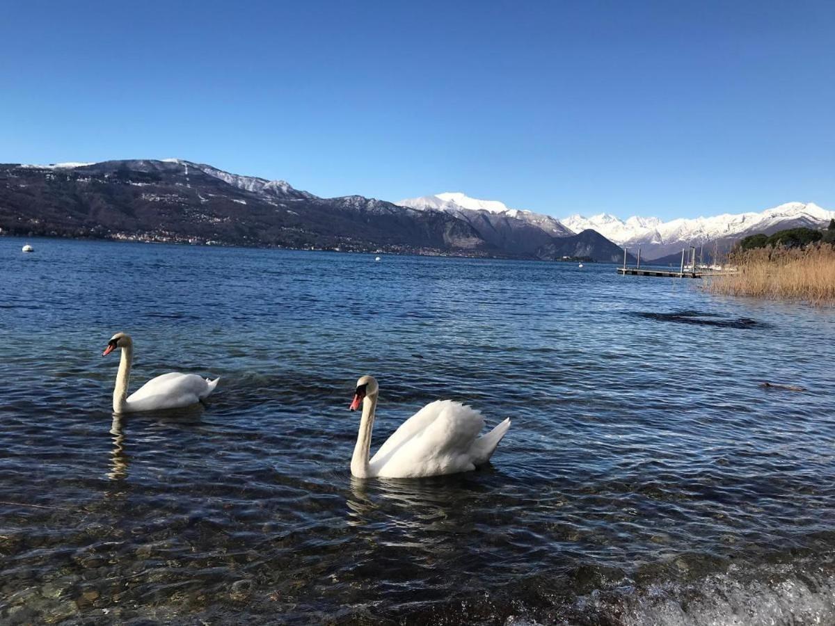 Casa Chia Lago Maggiore Laveno Buitenkant foto